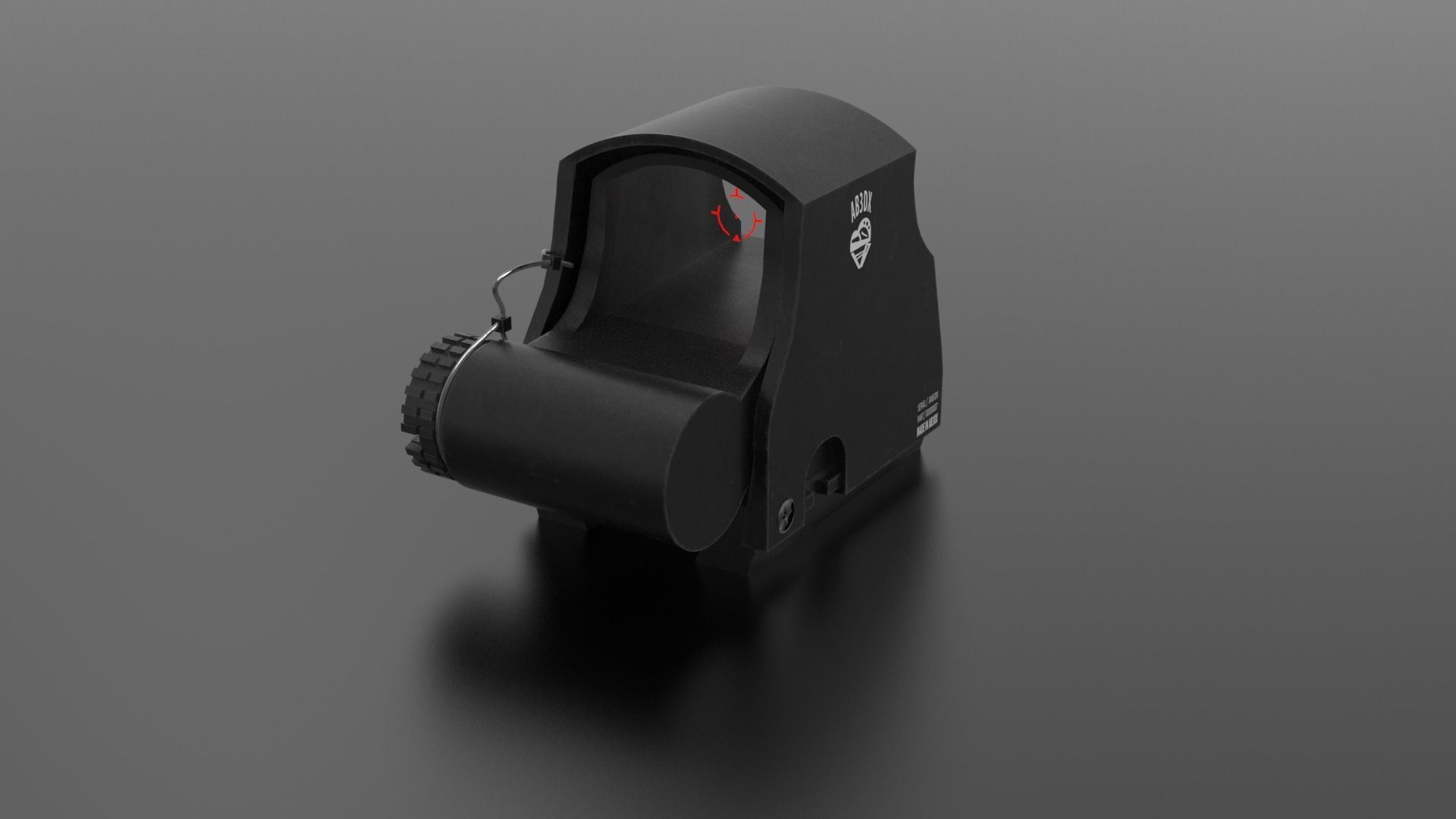 EOtech XPS 3 Low-poly 3D model_3
