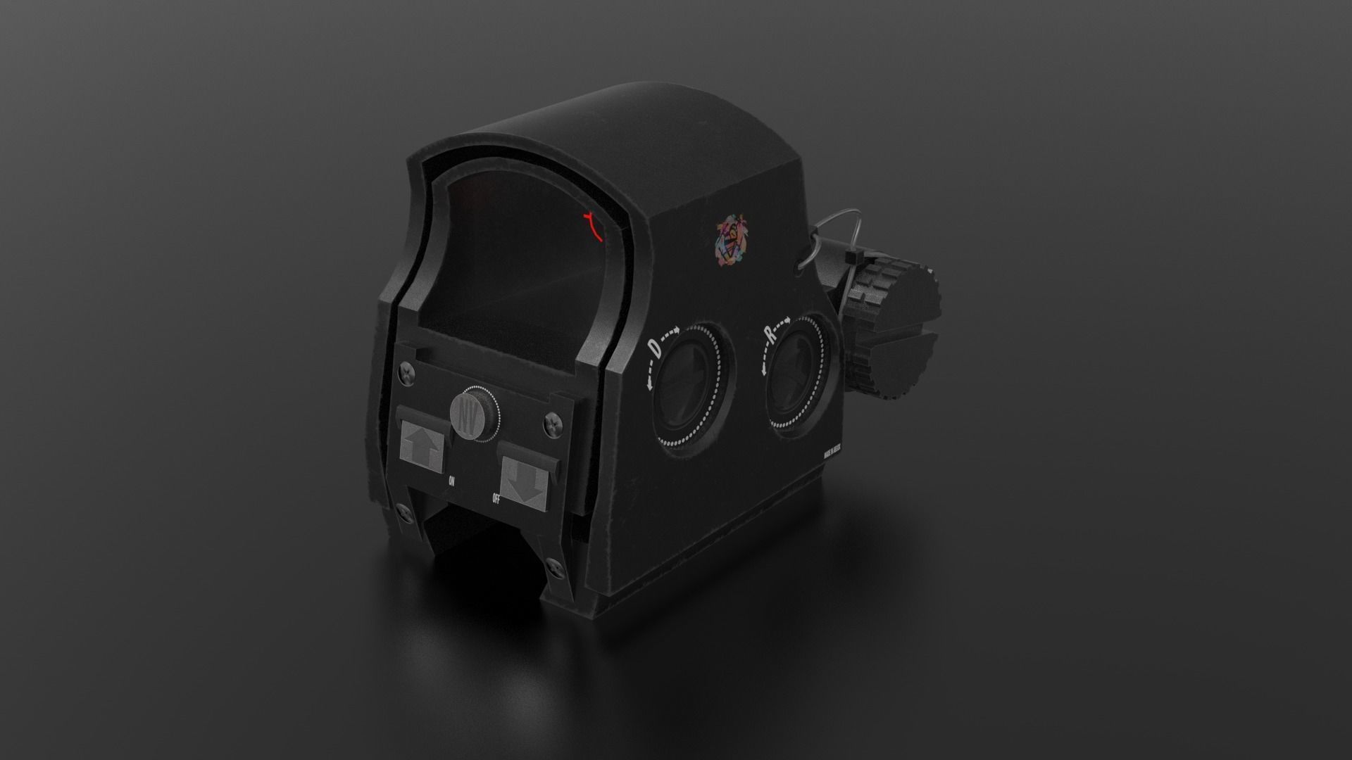 EOtech XPS 3 Low-poly 3D model_2
