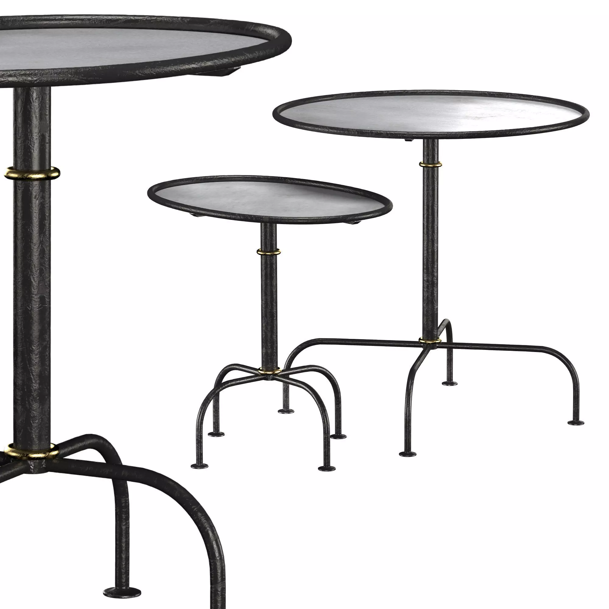 Dickens Nesting Tables 3D model_0