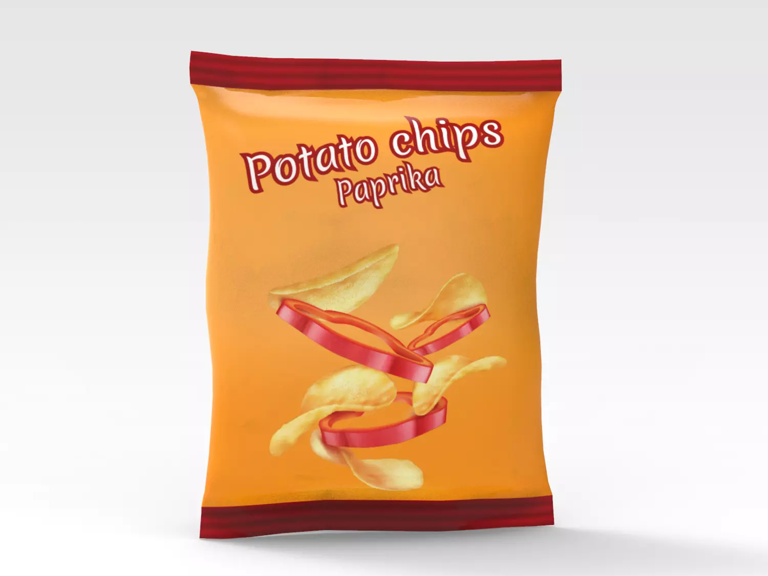 Chips Pack 3D model_0