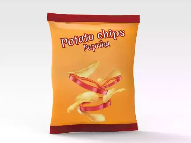 Chips Pack 3D model