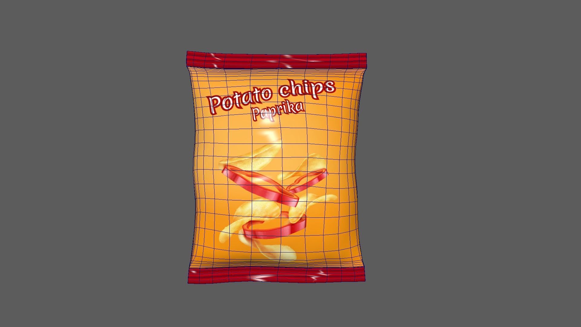 Chips Pack 3D model_5