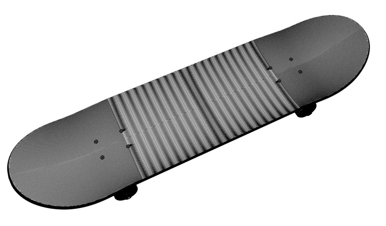 Skateboard 8inch 3D print model_5