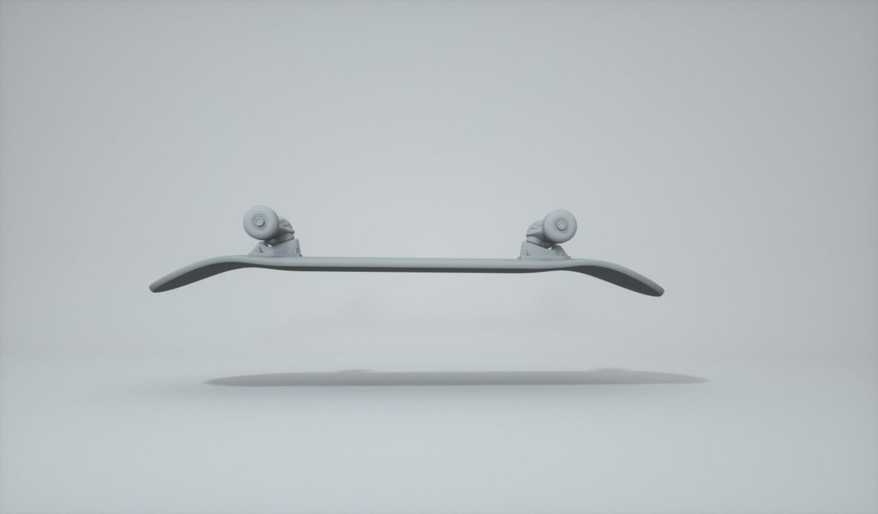 Skateboard 8inch 3D print model_8