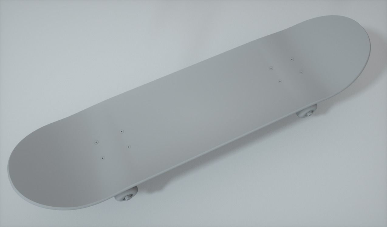 Skateboard 8inch 3D print model_4