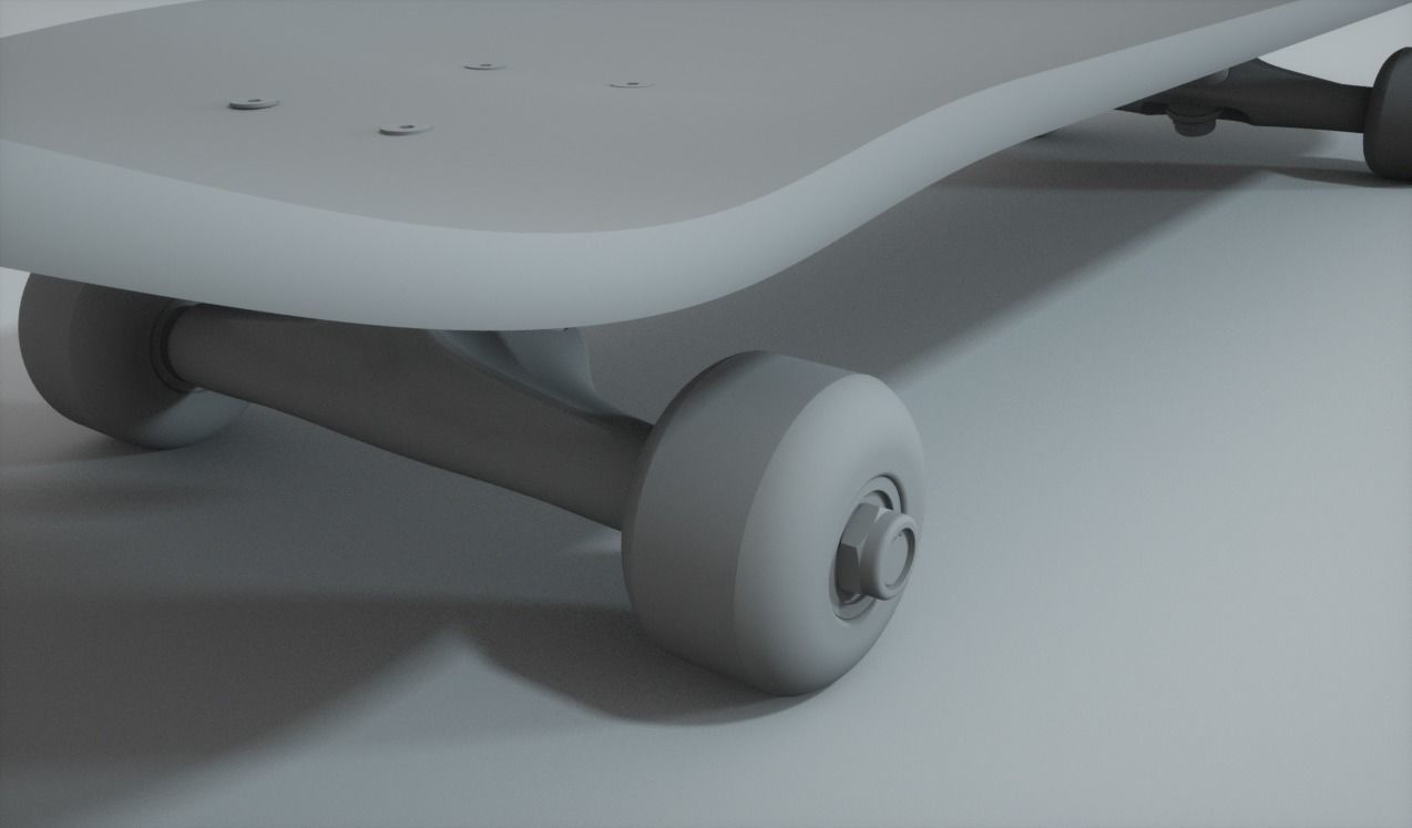 Skateboard 8inch 3D print model_7