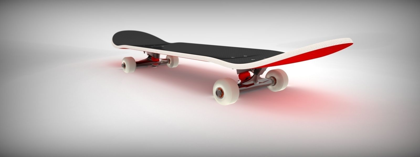Skateboard 8inch 3D print model_2