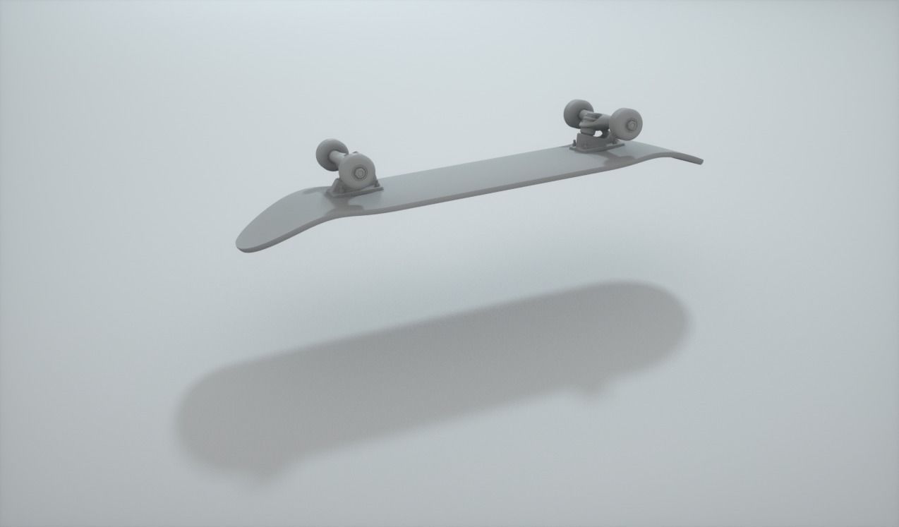 Skateboard 8inch 3D print model_9