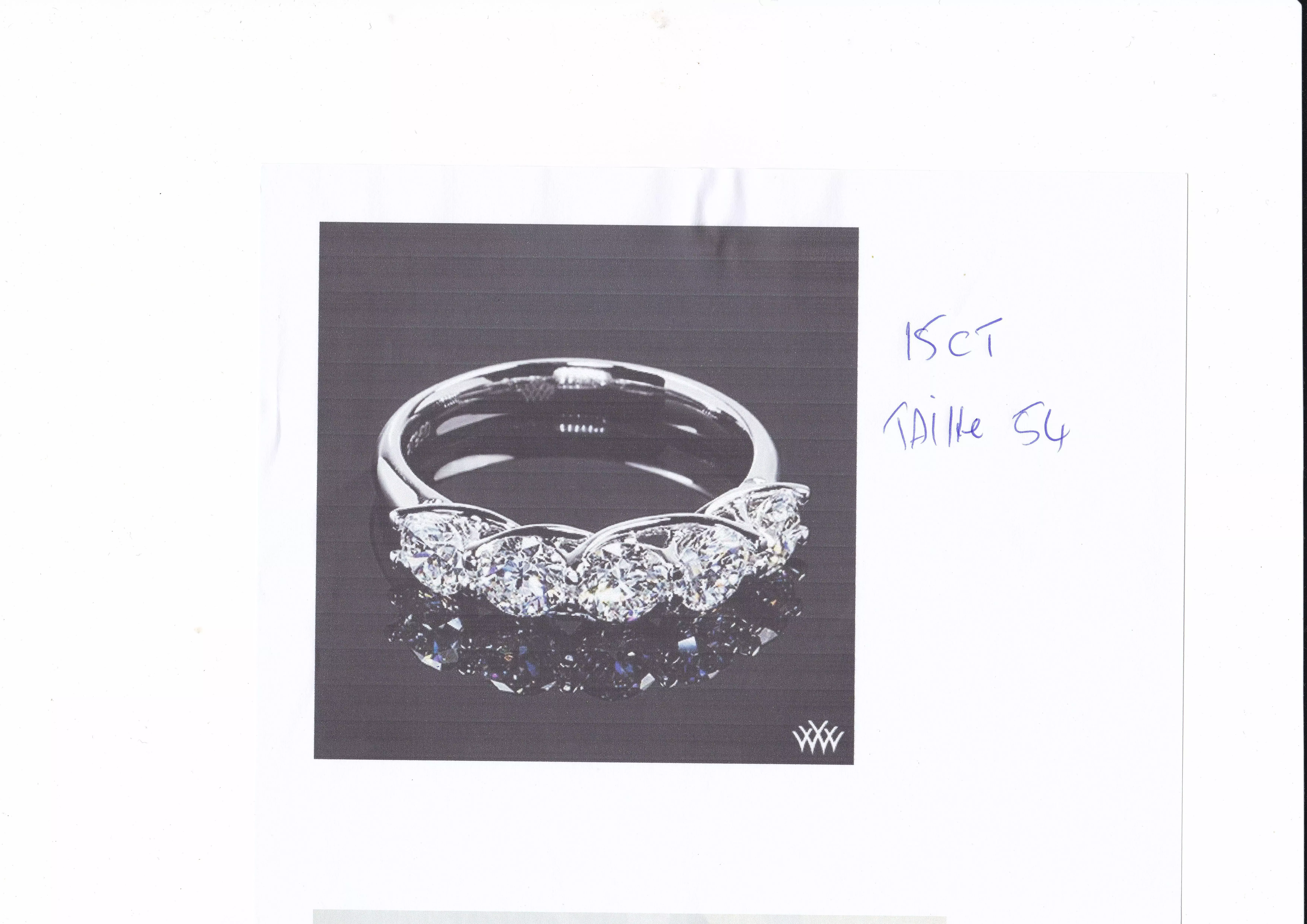 CG343 ktt milk su diamond ring 3D print model_0