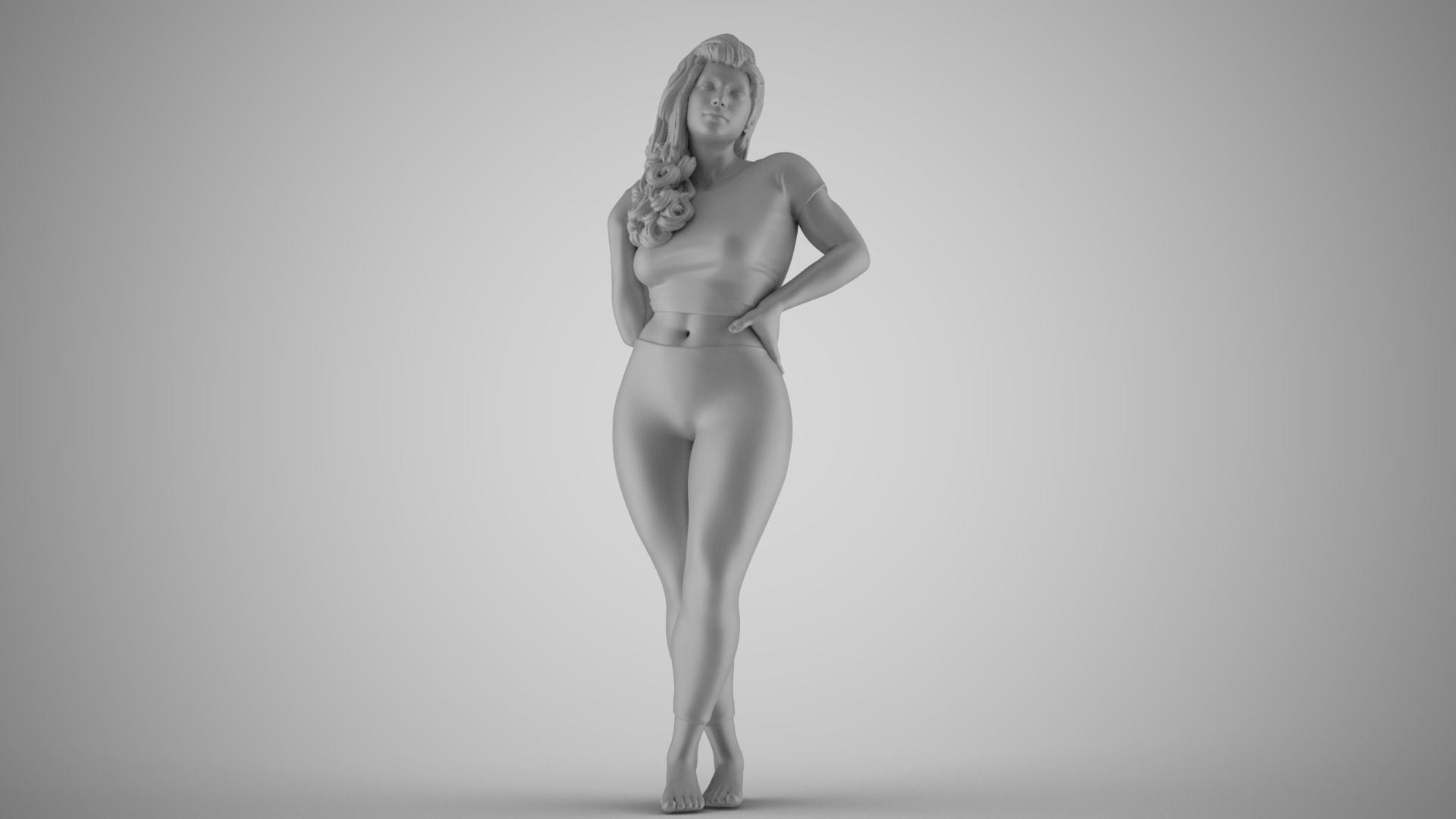 Striking Beauty 2 3D print model_2