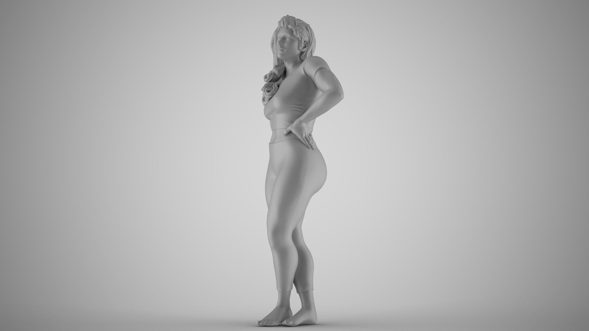 Striking Beauty 2 3D print model_1
