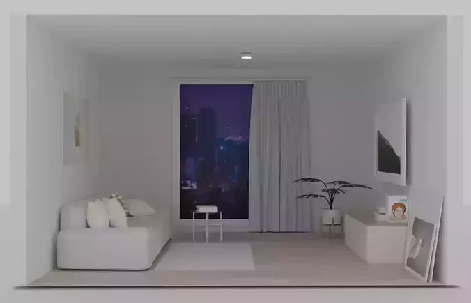 Minimalist Living Room 