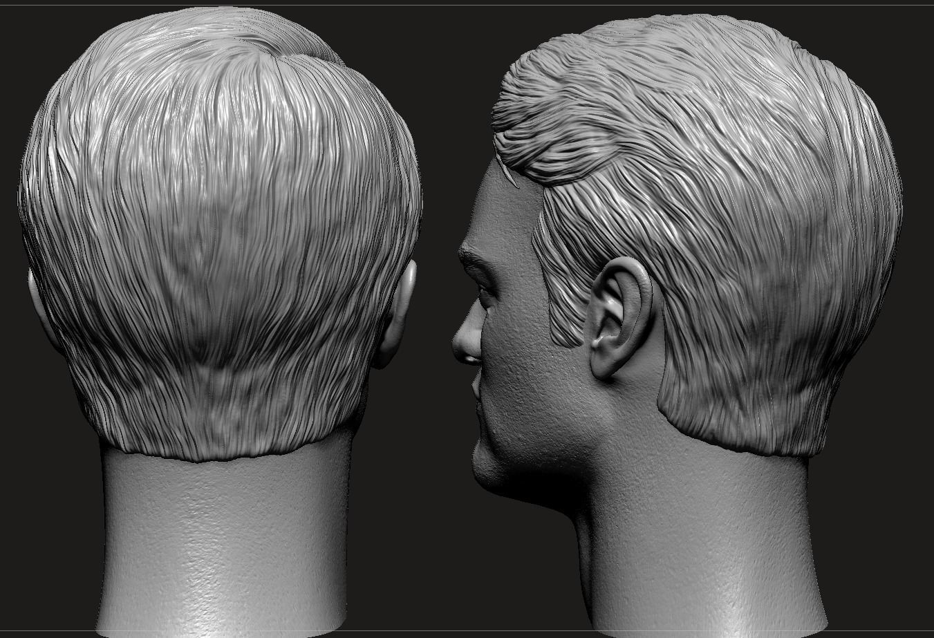 Charlie Cox Head- Matt Murdock 3D print model_12
