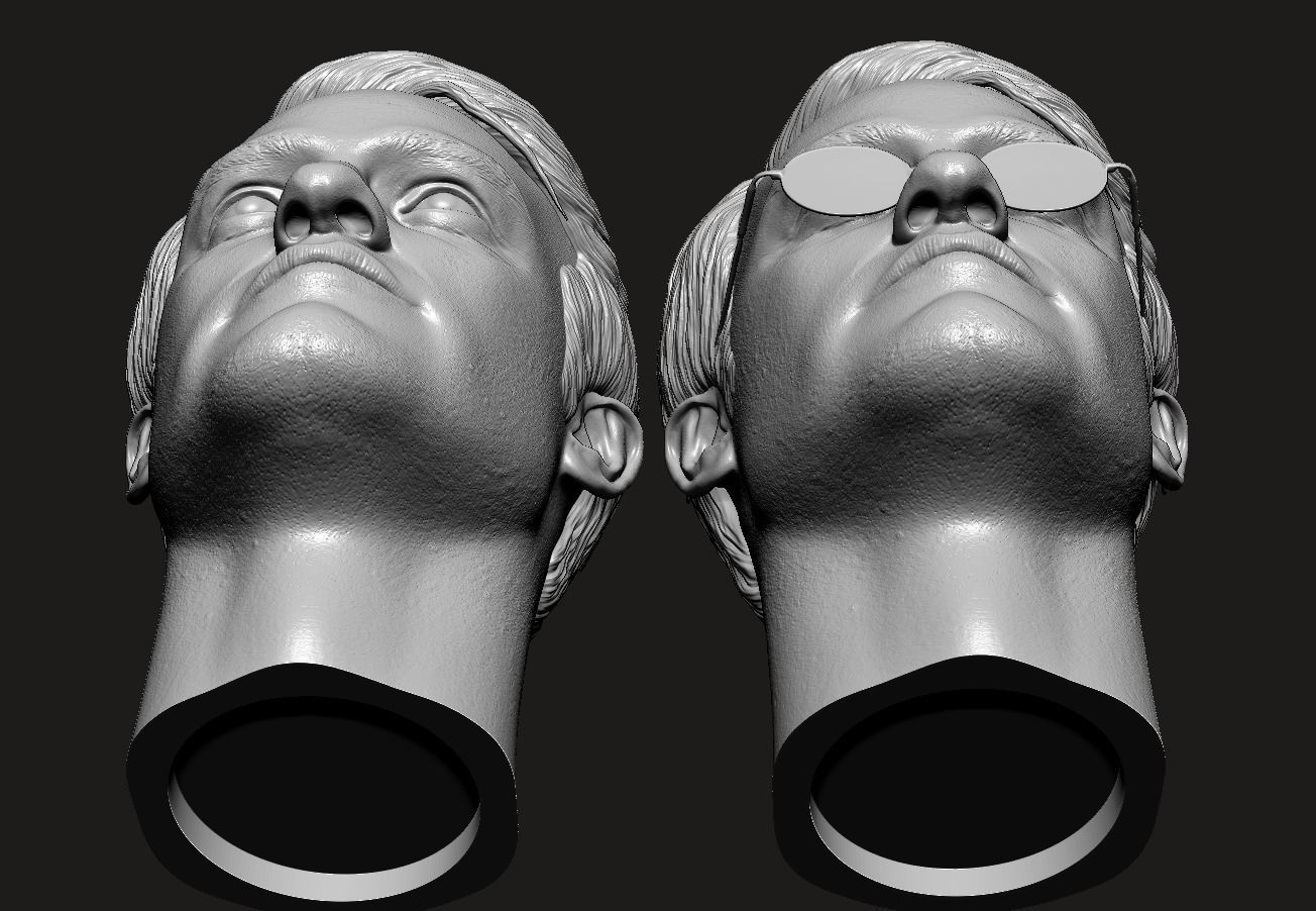 Charlie Cox Head- Matt Murdock 3D print model_16