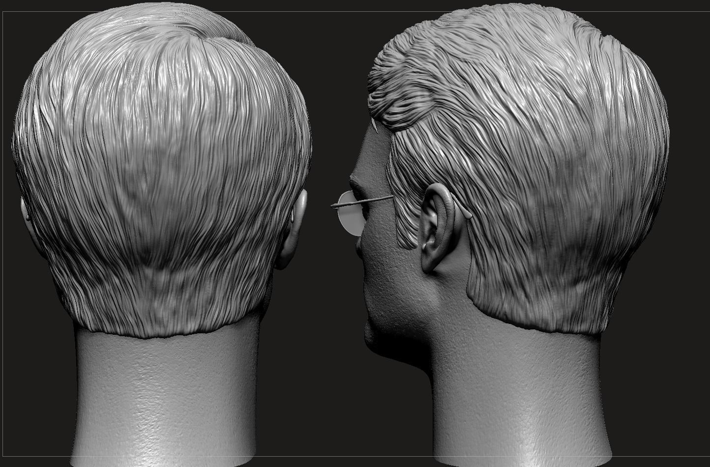 Charlie Cox Head- Matt Murdock 3D print model_8
