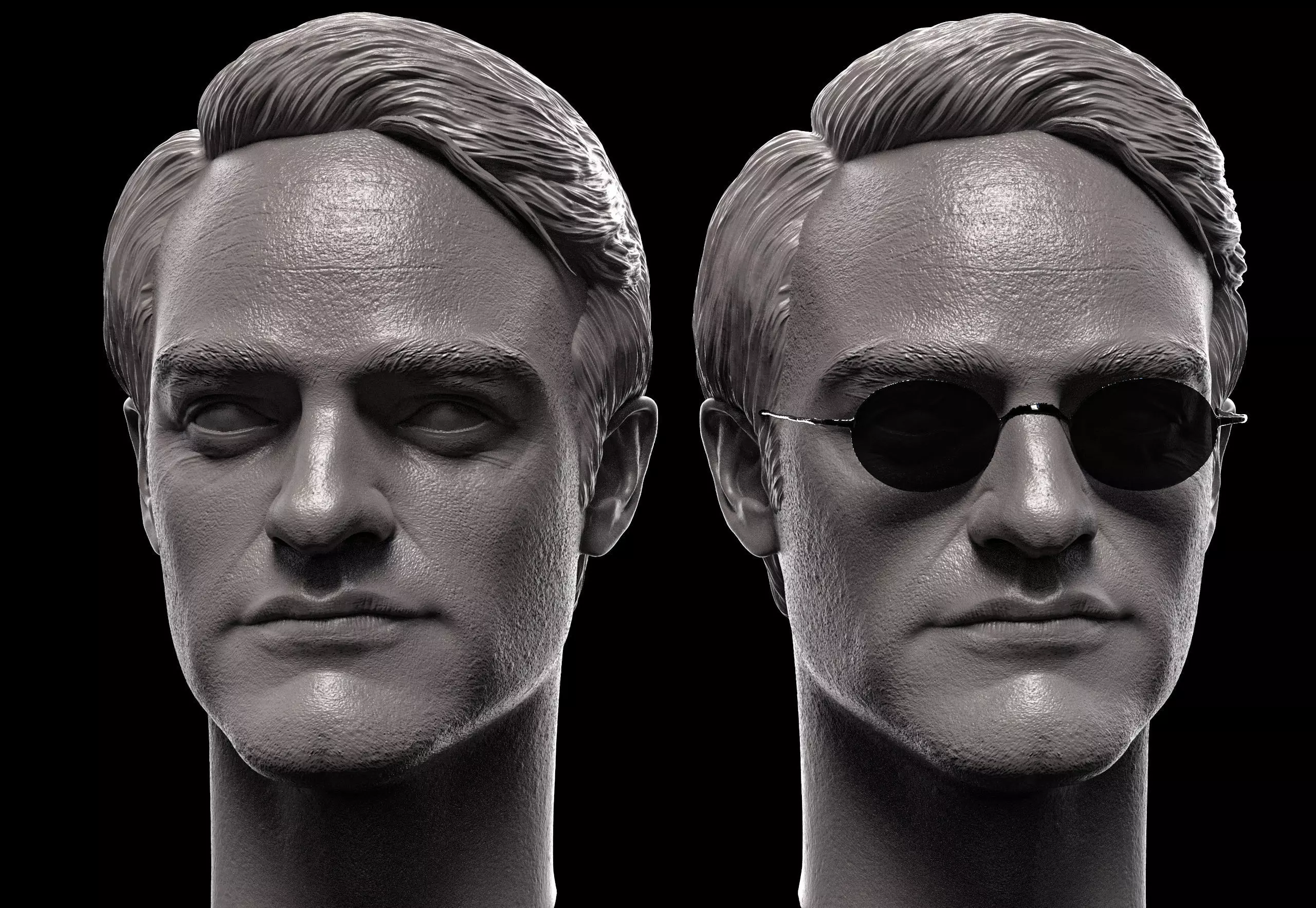 Charlie Cox Head- Matt Murdock 3D print model_0