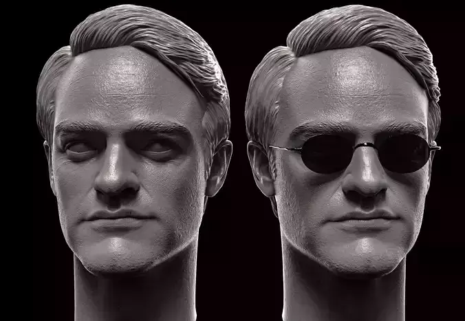 Charlie Cox Head- Matt Murdock 3D print model