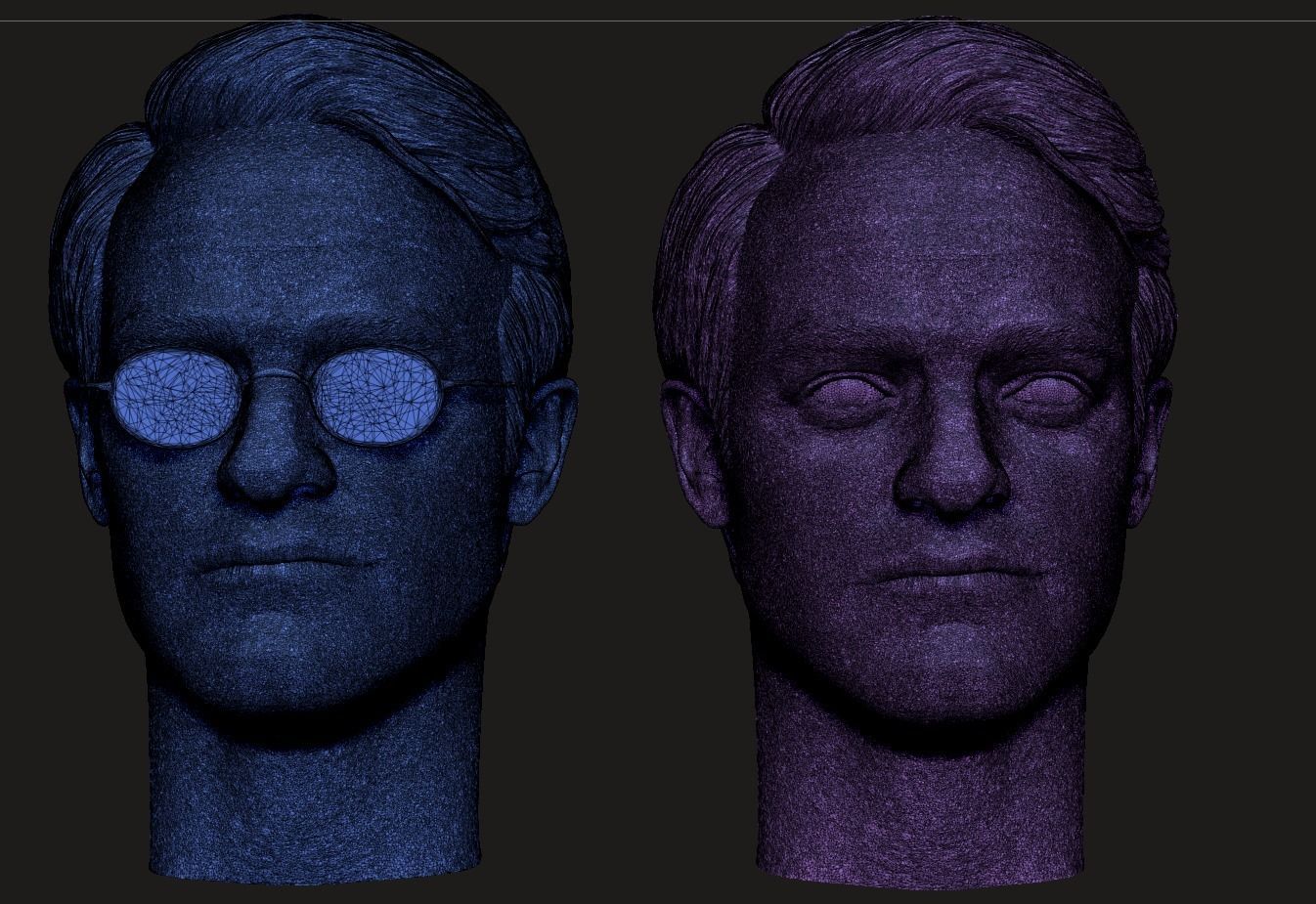 Charlie Cox Head- Matt Murdock 3D print model_17