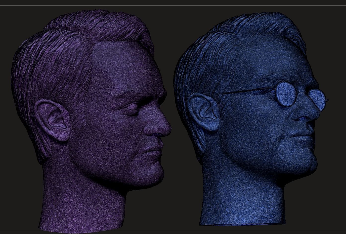 Charlie Cox Head- Matt Murdock 3D print model_18