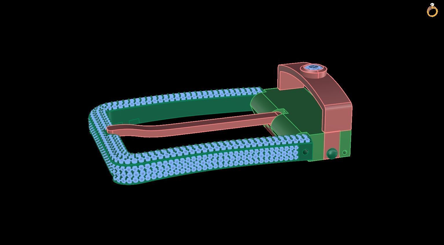 belt head 3D print model_1