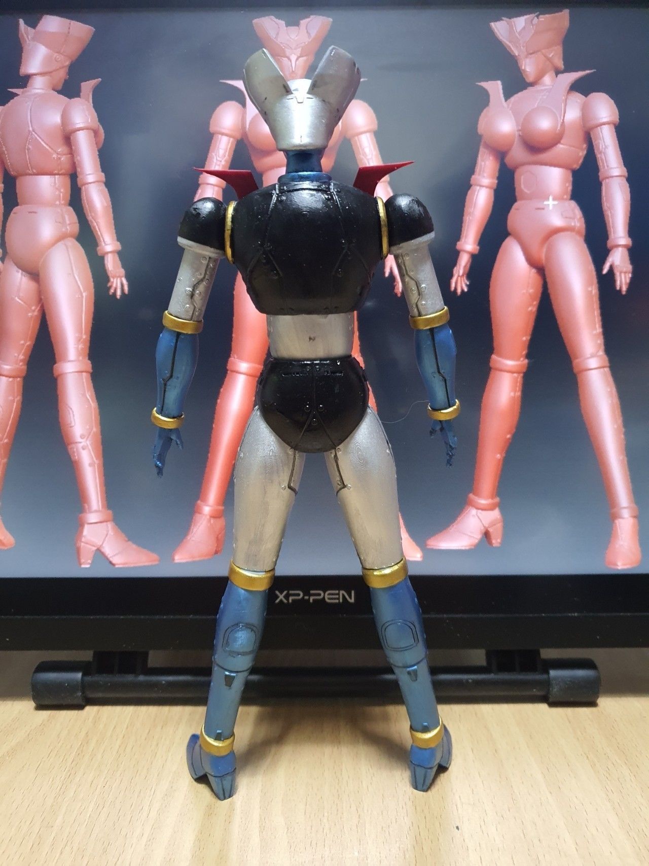 Minerva X action figure 3D print model_1