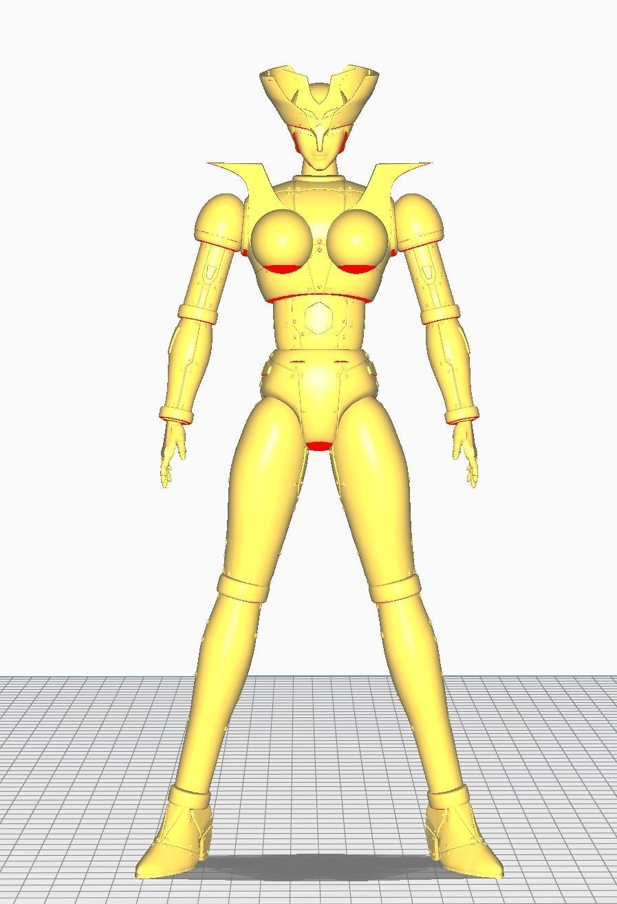 Minerva X action figure 3D print model_14
