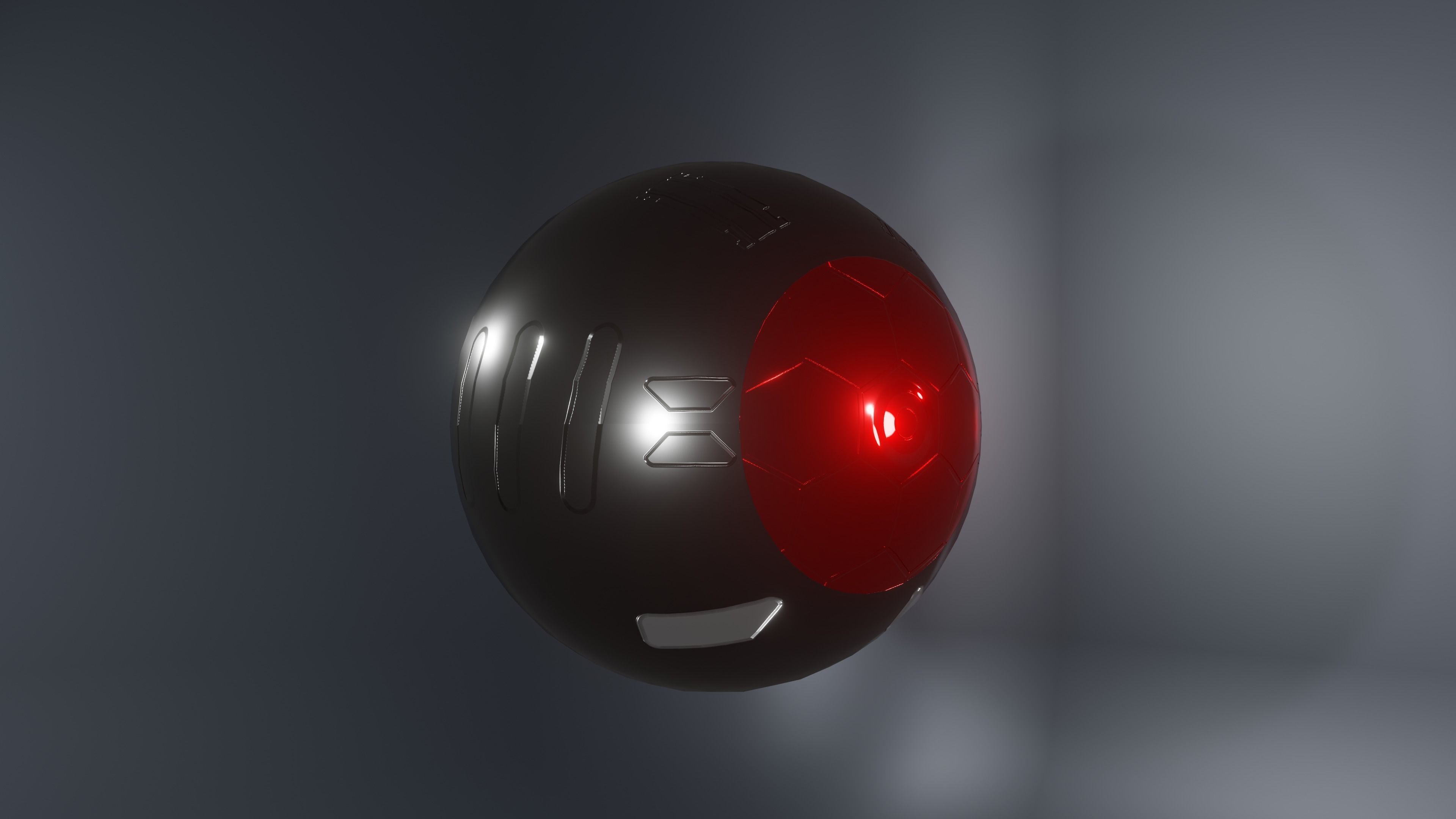 Prosthetic eye 4 Low-poly 3D model_3