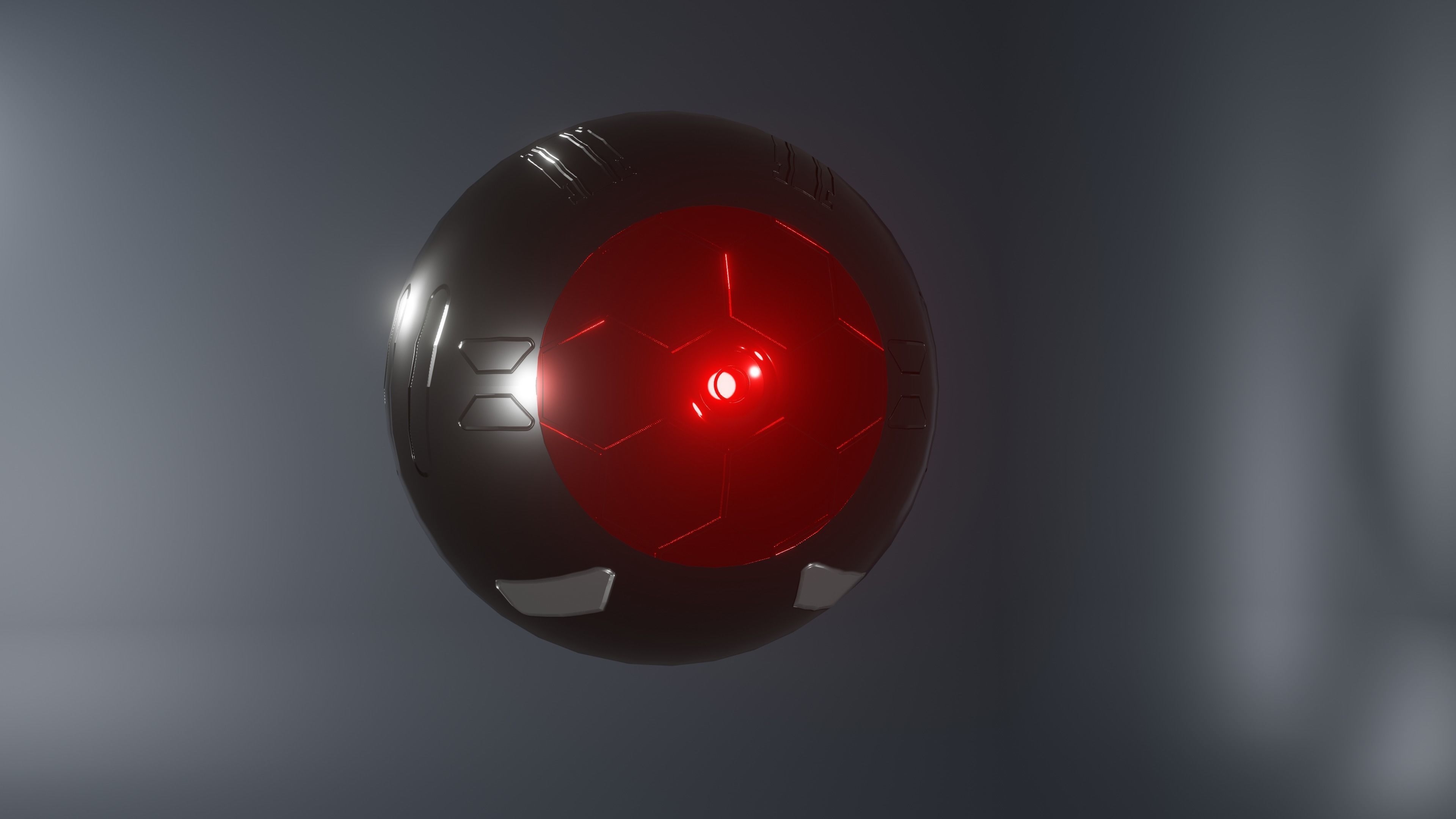 Prosthetic eye 4 Low-poly 3D model_4