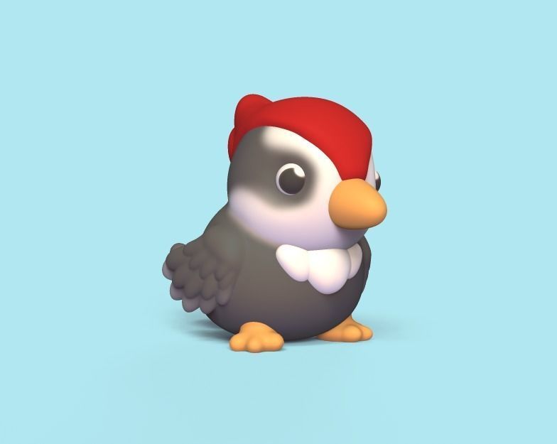 Baby Woodpecker 3D print model_1