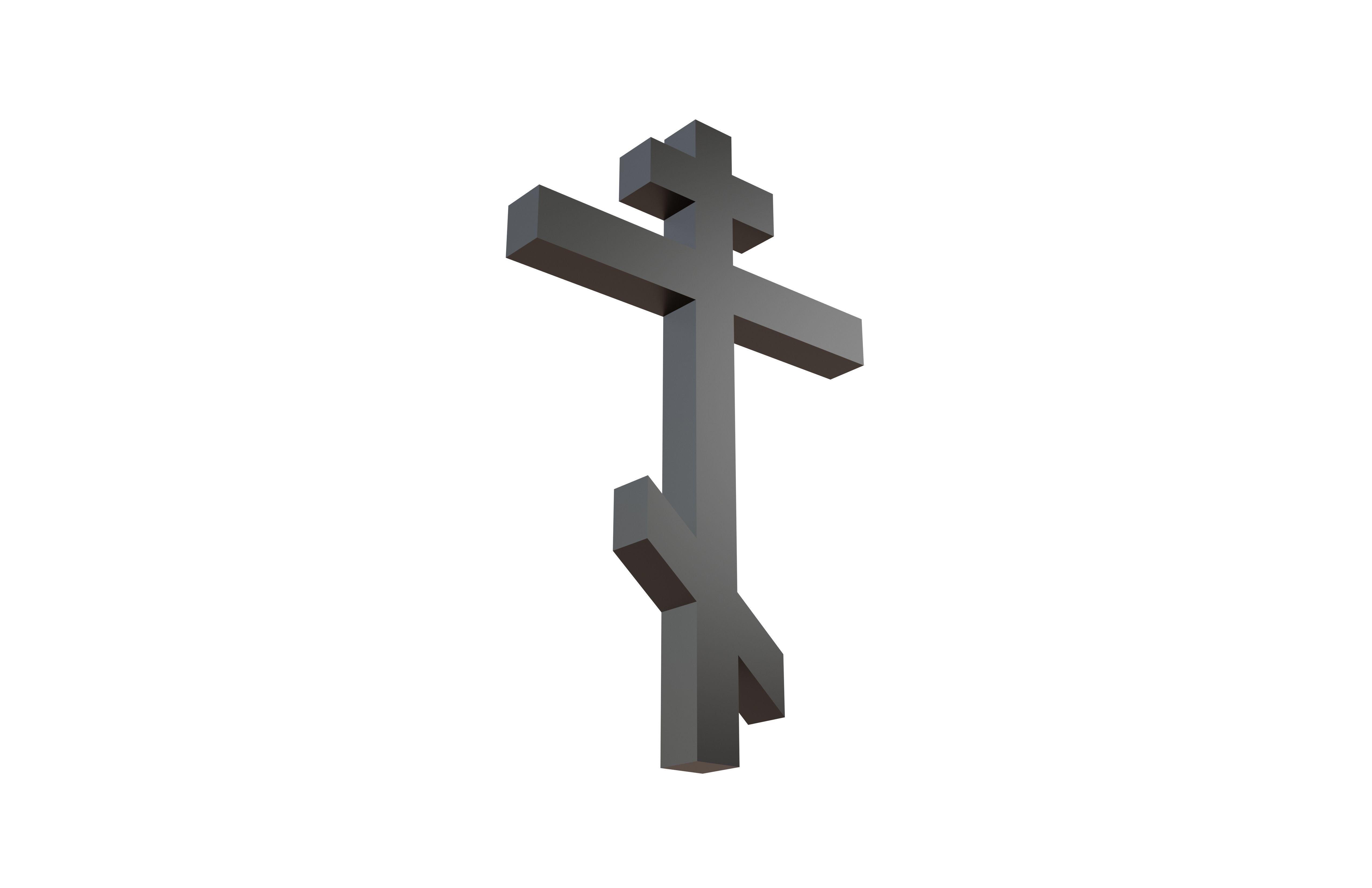 Orthodox Church Symbol v1 001 Low-poly 3D model_3