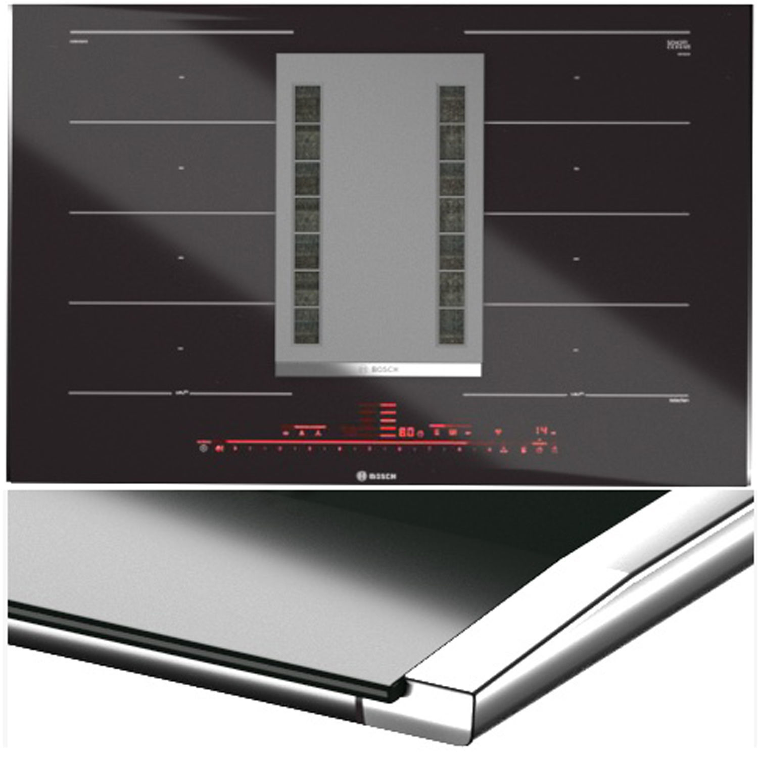 set of hobs Bosch built-in hood 3D model_6