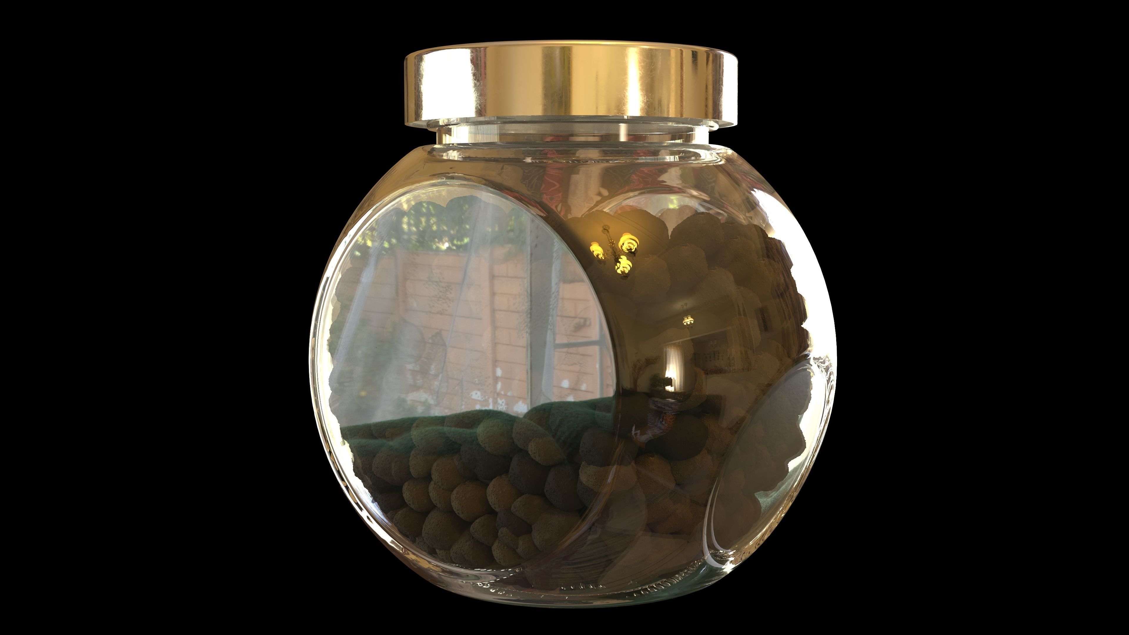 IKEA Spice Jar with English Pepper 3D model_2