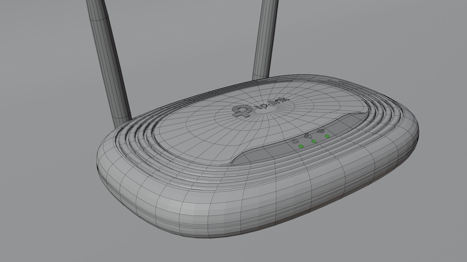 Router TP-LINK Free low-poly 3D model_5