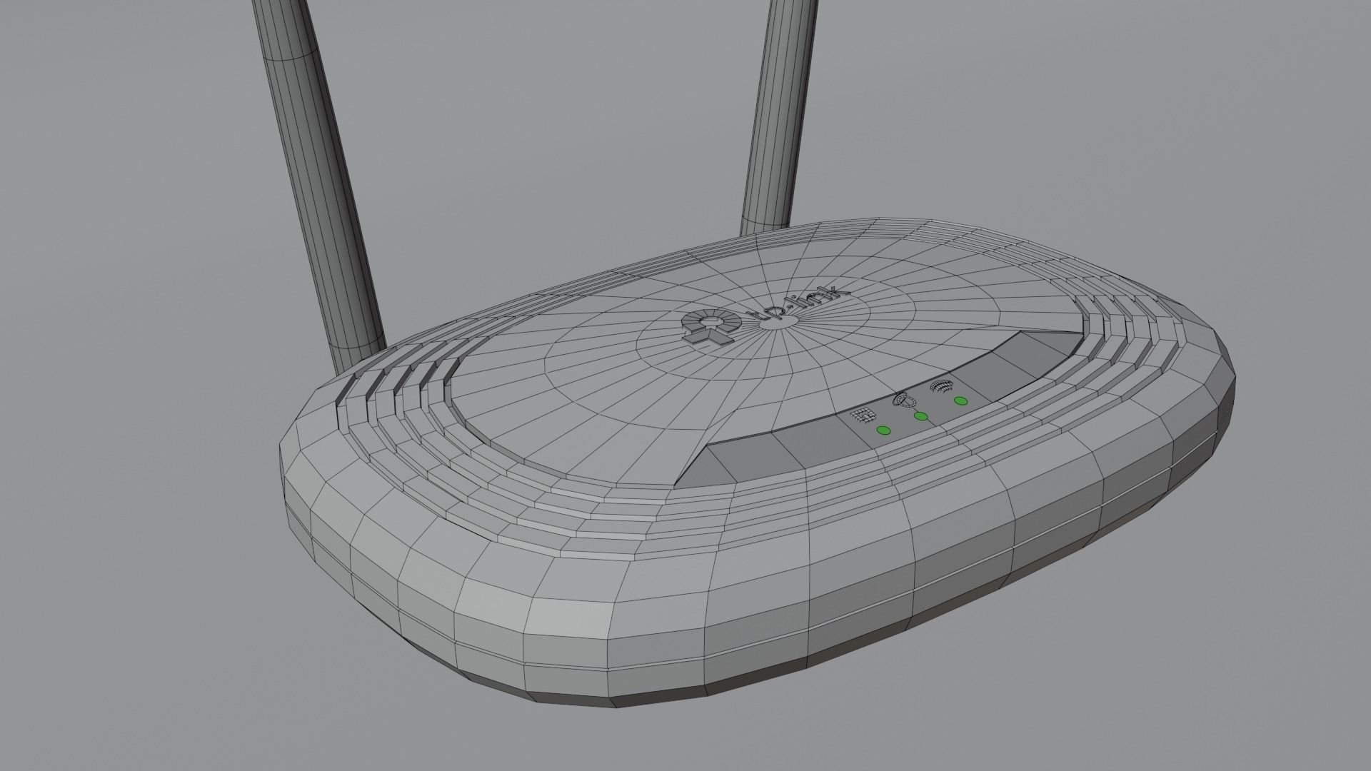 Router TP-LINK Free low-poly 3D model_3