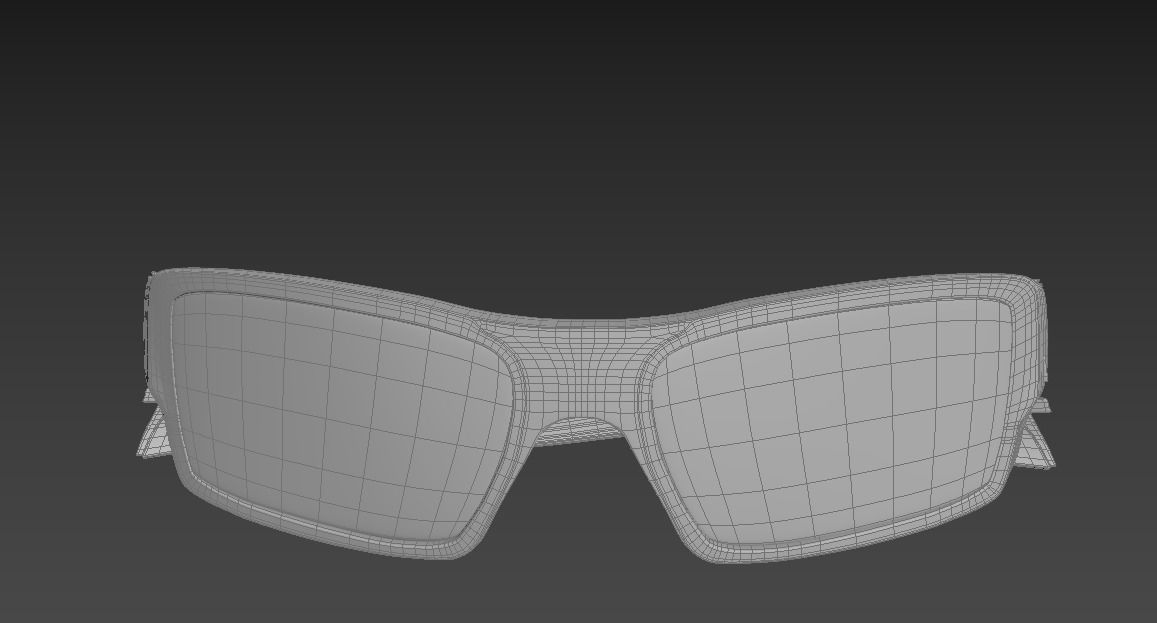 Oakley Gascan sunglasses Low-poly 3D model_11