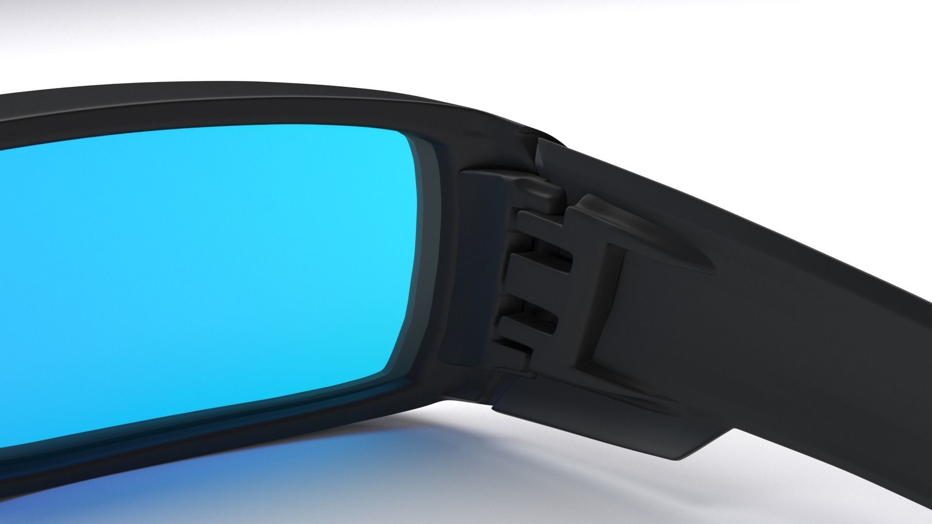 Oakley Gascan sunglasses Low-poly 3D model_5