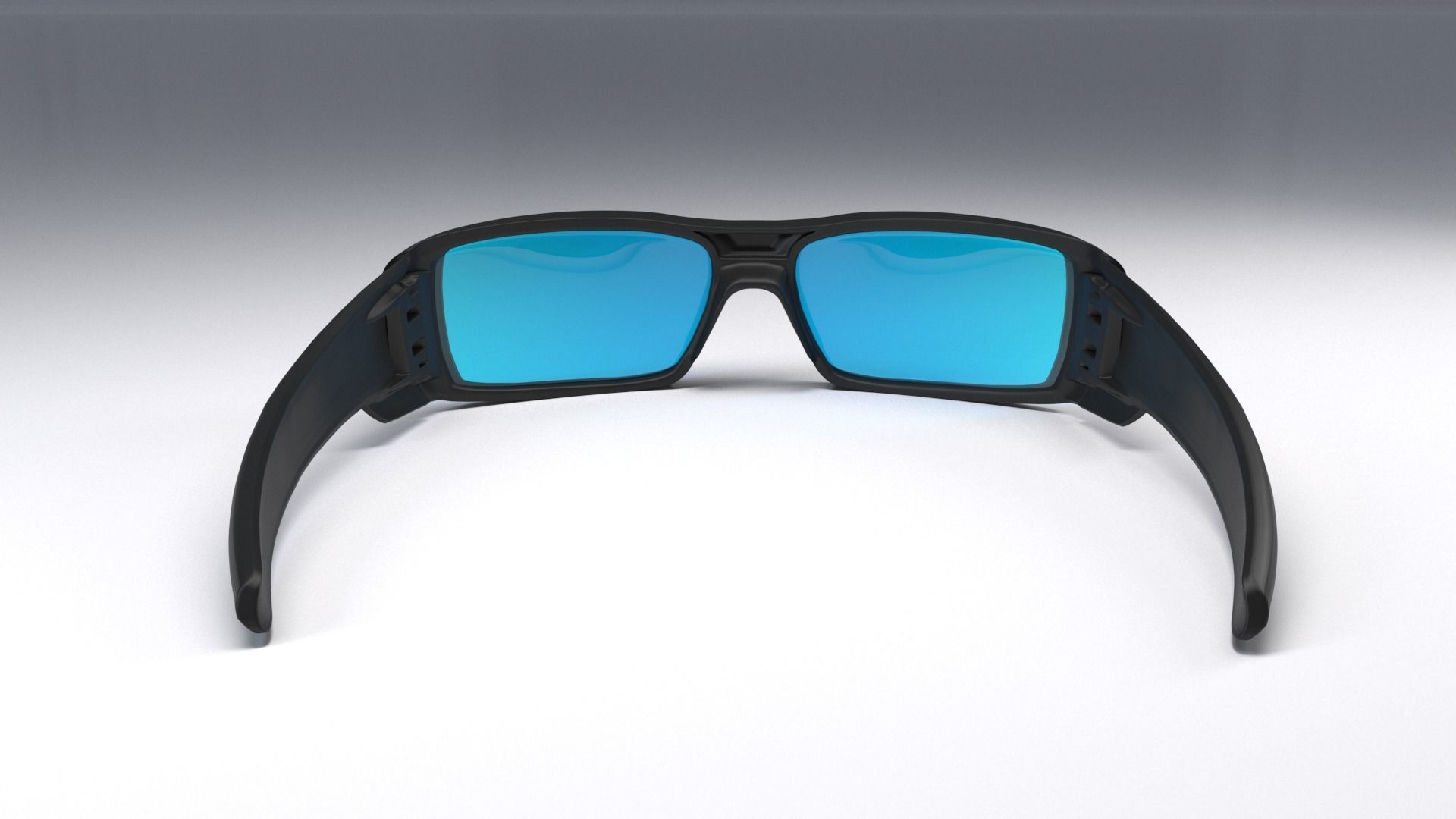 Oakley Gascan sunglasses Low-poly 3D model_3