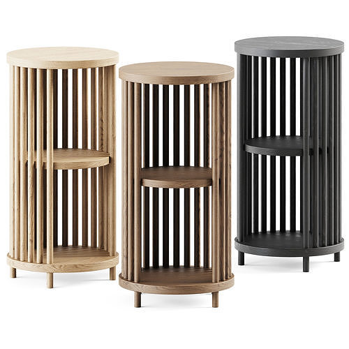 Folk Shelf Unit by Hubsch Interior 3D model