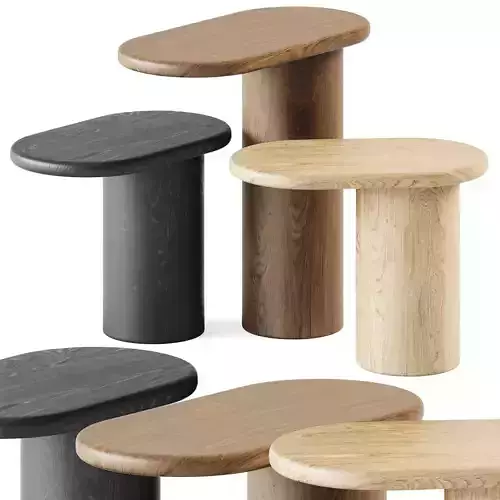 Cantilever L and S Side Table by Scapin Collezioni