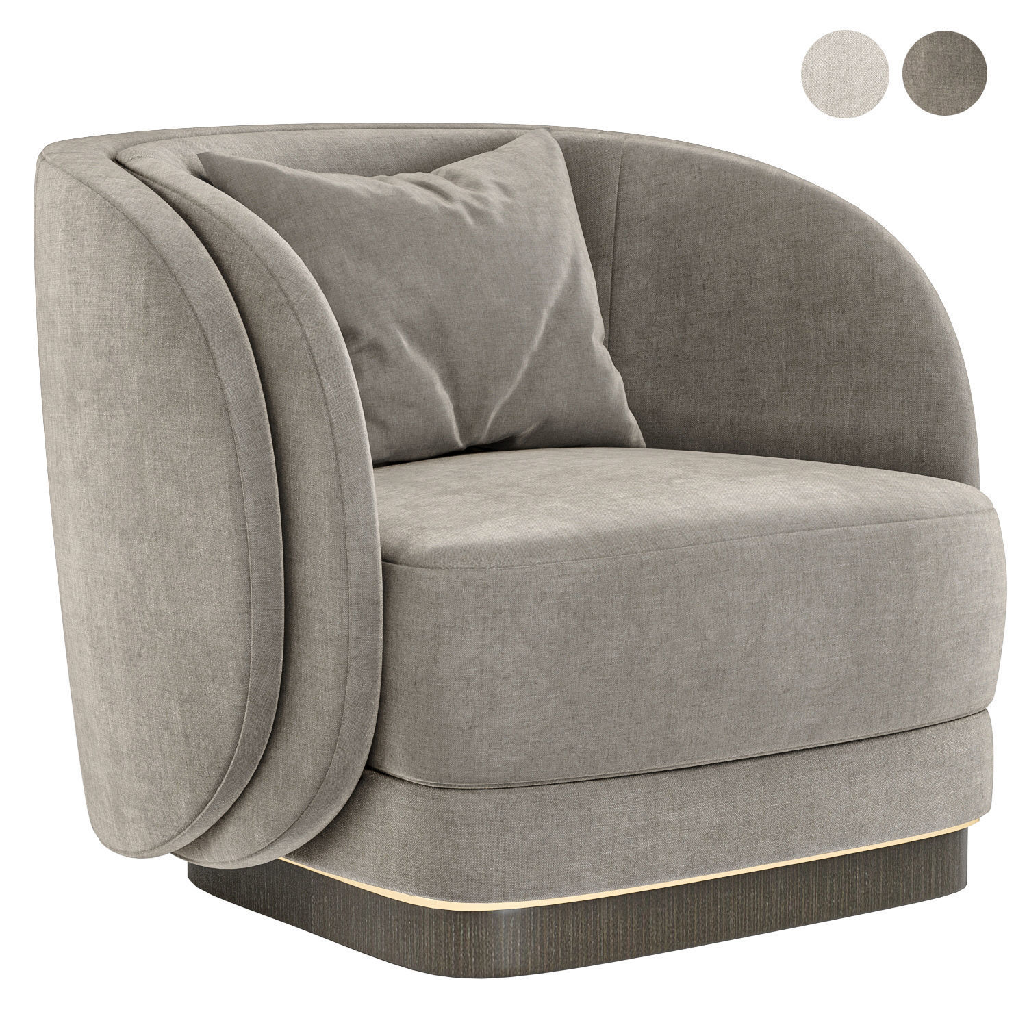 Ambrose Armchair by Laskasas 3D model_1