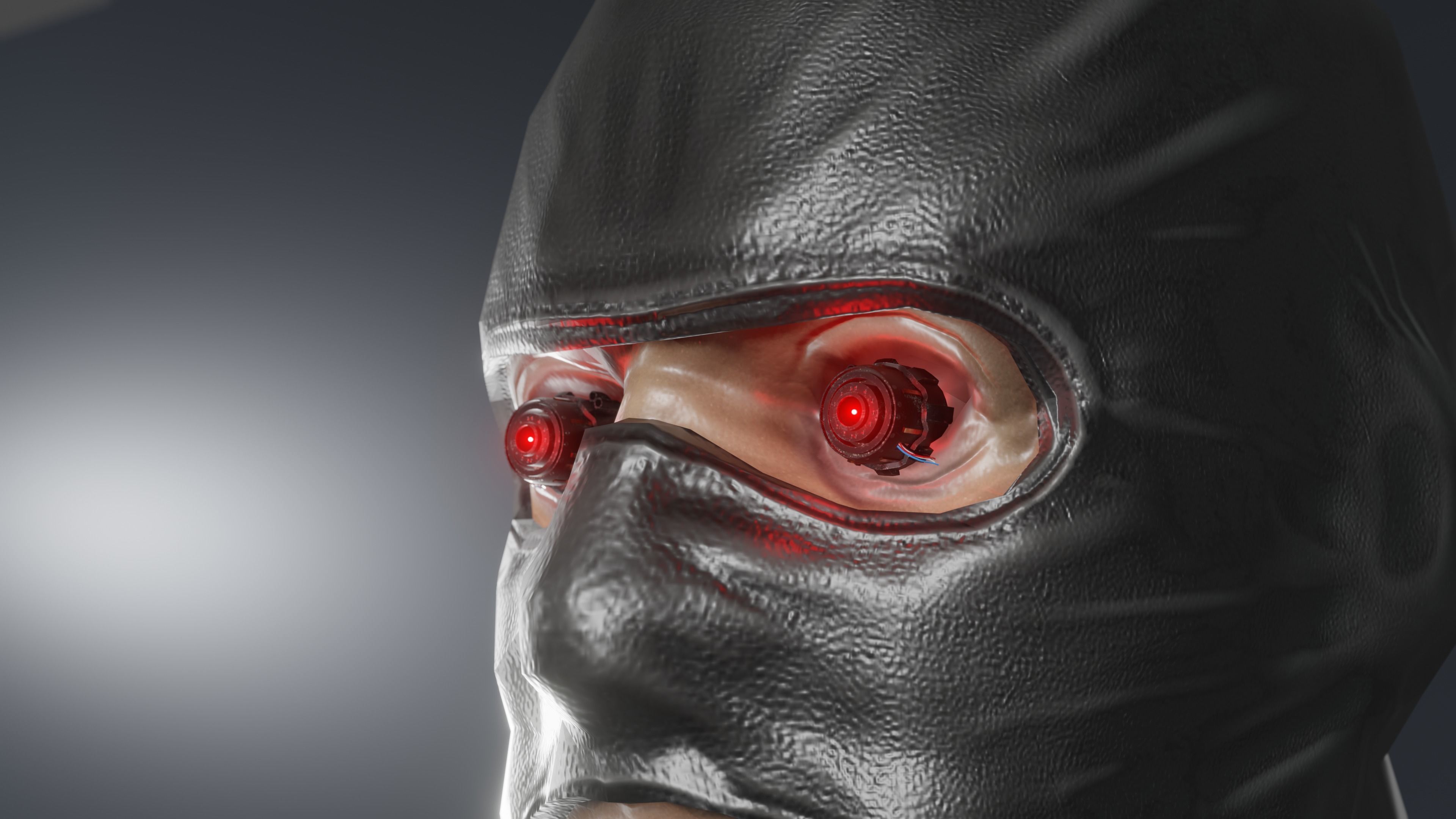 Prosthetic eyes pack Low-poly 3D model_9