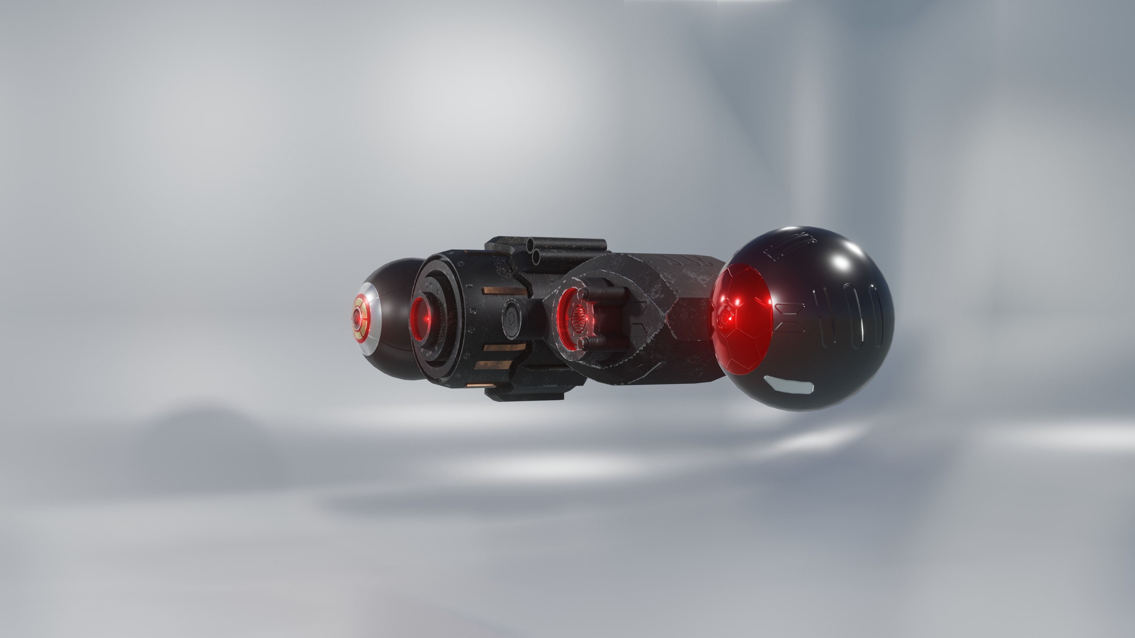 Prosthetic eyes pack Low-poly 3D model_5
