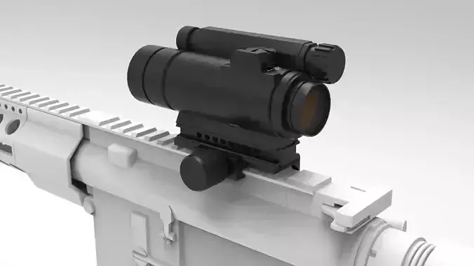 Aimpoint CompM4 Low-poly 3D model