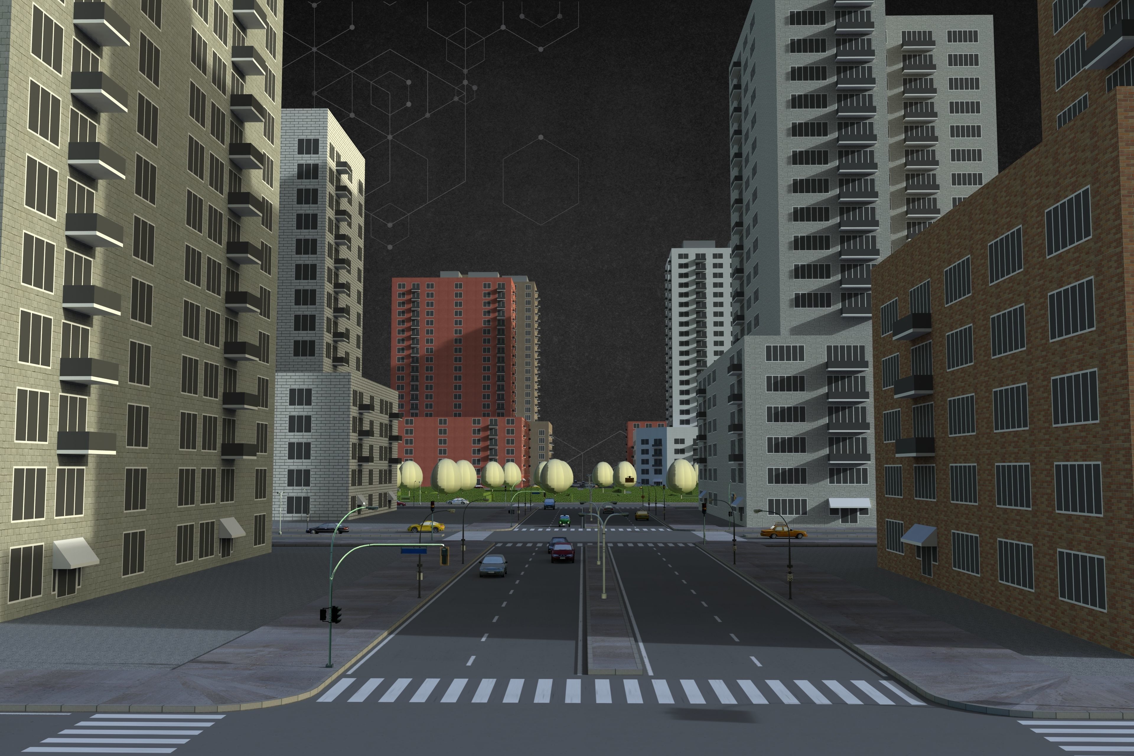 City Block Two 3D model_3
