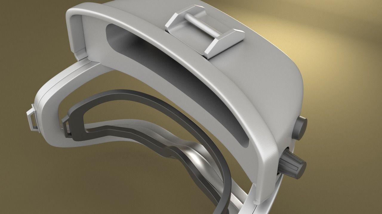 Airsoft Army IVAS goggles Hollow body 3D print model_13