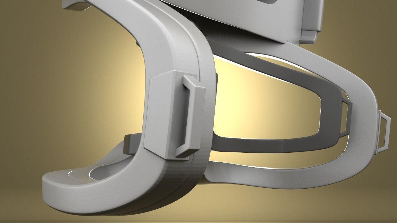 Airsoft Army IVAS goggles Hollow body 3D print model_6