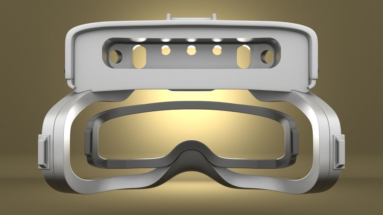 Airsoft Army IVAS goggles Hollow body 3D print model_21