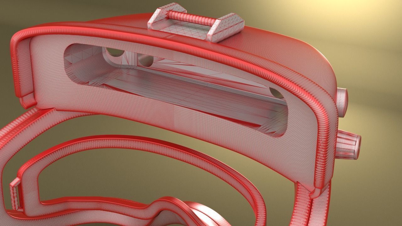 Airsoft Army IVAS goggles Hollow body 3D print model_8