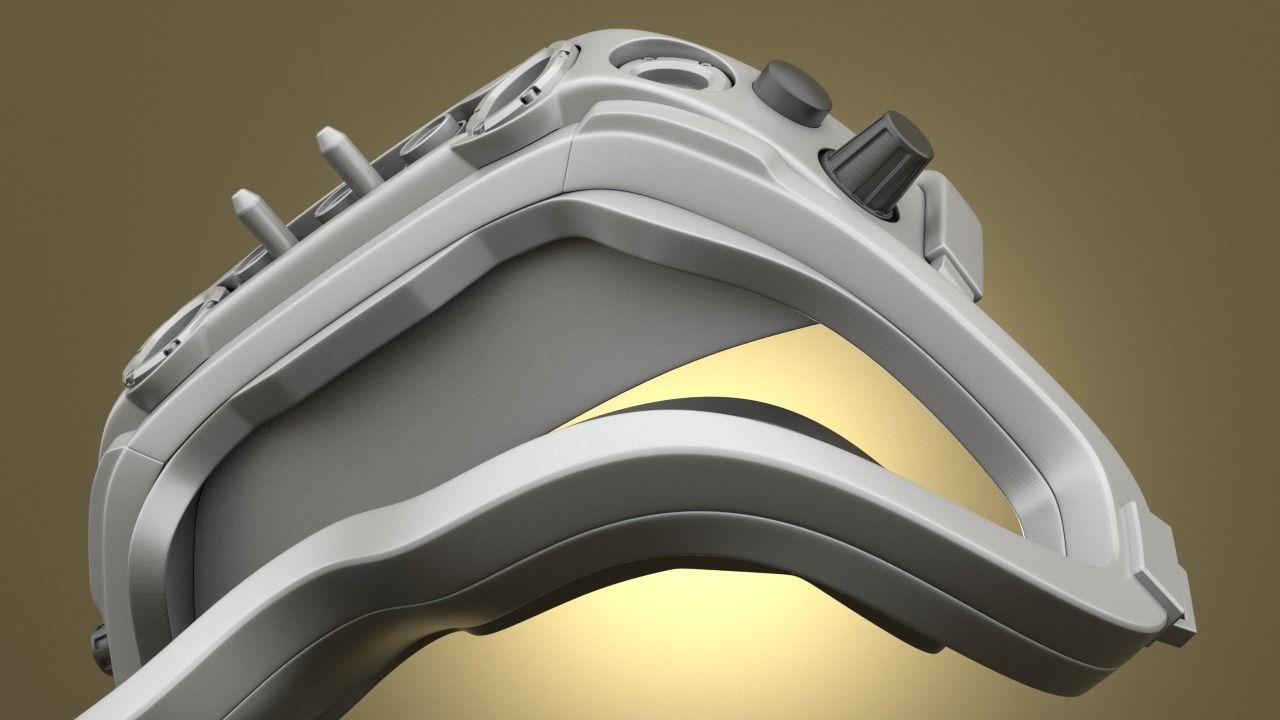 Airsoft Army IVAS goggles Hollow body 3D print model_16