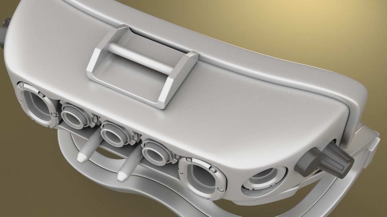 Airsoft Army IVAS goggles Hollow body 3D print model_12